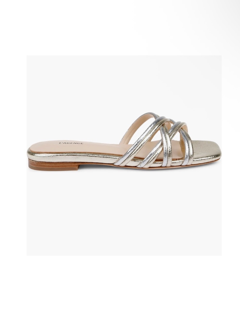L’AGENCE 
Abelle Slide Sandal (Women) size 7.5 gently used 
$325